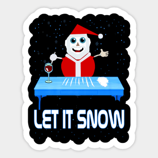 Let it snow Sticker